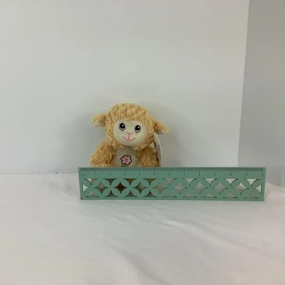 Fuzzy Friends Lamb Sheep Stuffed Plush Animal Toy 6” Soft With Tag Farm Flower - Picture 11 of 11